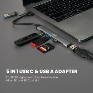USB Adapter Untuk Penggunaan Koneksi Flashdisk 5 IN 1 & USB ADAPTER